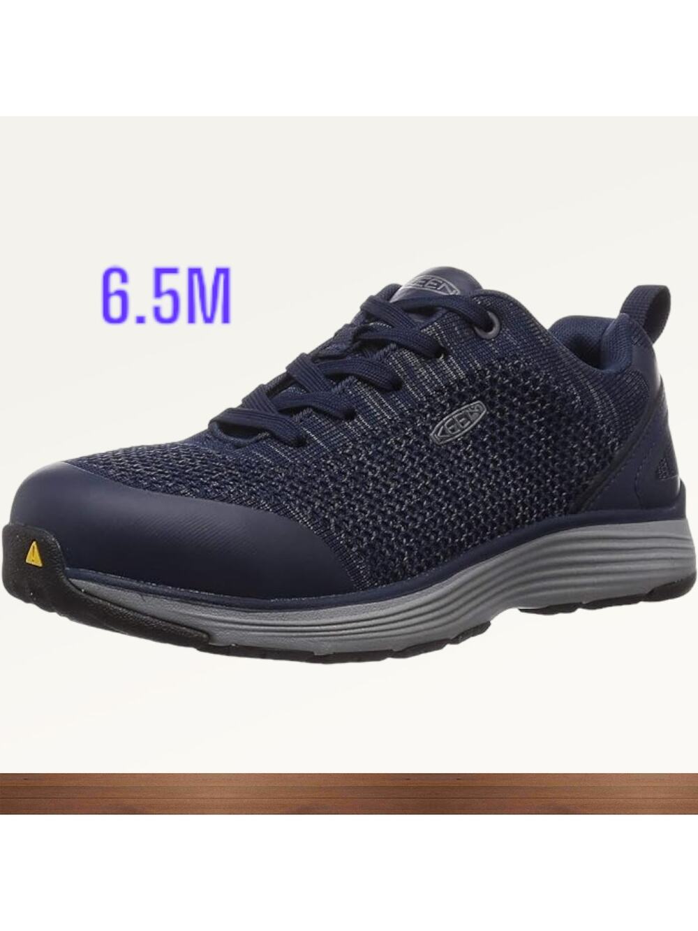 Keen Womens size 6.5M Sparta Blue Grey Alloy Toe Work Shoes ~ runs small